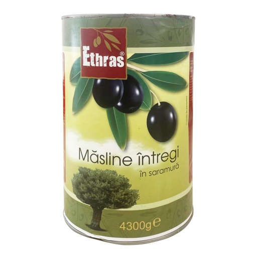 Masline intregi in saramura Ethras, 4.3 kg