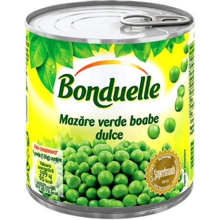 Mazare verde Bonduelle 400 g