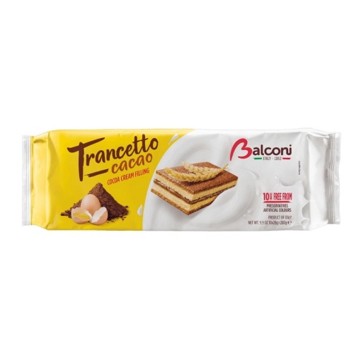Prajitura cu cacao Balconi 28 g, 10 buc