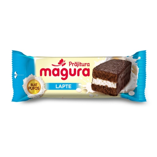 Prajitura cu lapte Magura 35 g, 24 buc