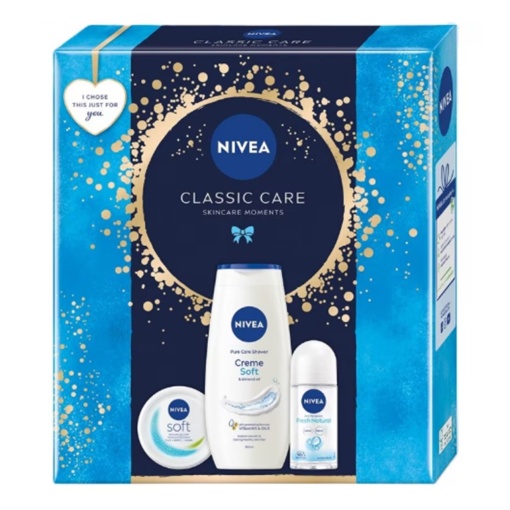 Set cadou Nivea Classic Care, 3 piese