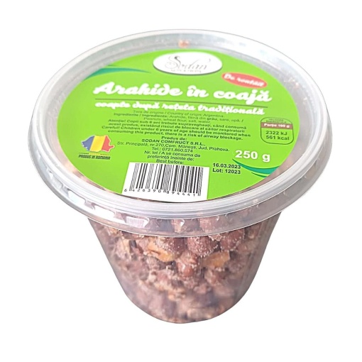 Alune in coaja Sodan la pahar 250 g