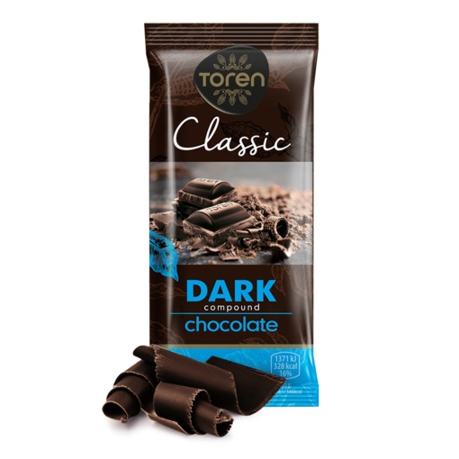 Ciocolata neagra Toren Clasic 50 g, 24 buc
