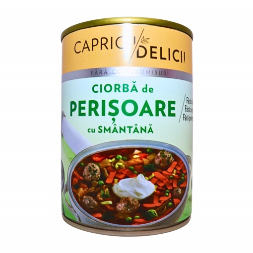 Ciorba de perisoare cu smantana Capricii si Delicii 400 g