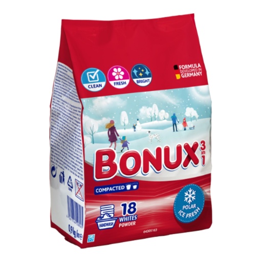 Detergent automat Bonux 3 in 1 Polar Ice Fresh, 400 g