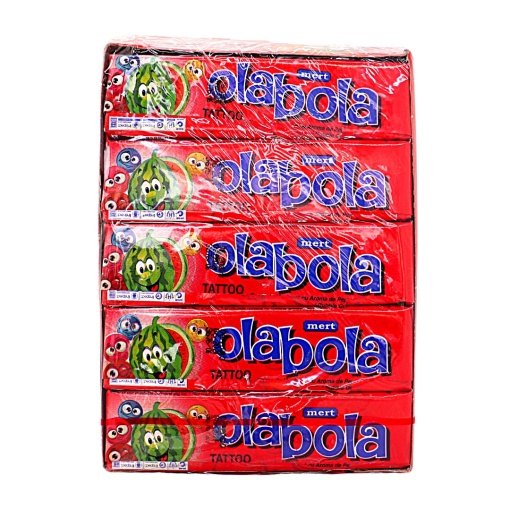 Guma cu tatuaj Olabola 20 g, 20 buc