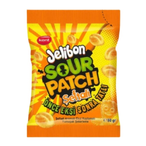 Jeleu Jelibon Sour Patch Piersici 80 g