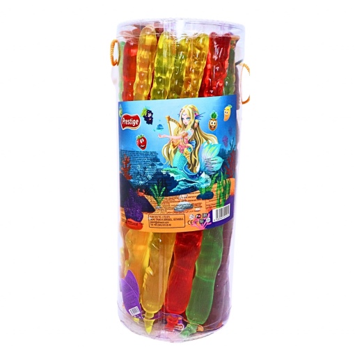 Jeleuri lungi jelly cup sirene Prestige 80 g, 24 buc