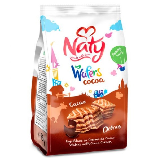 Napolitane Naty 75 g, 16 buc