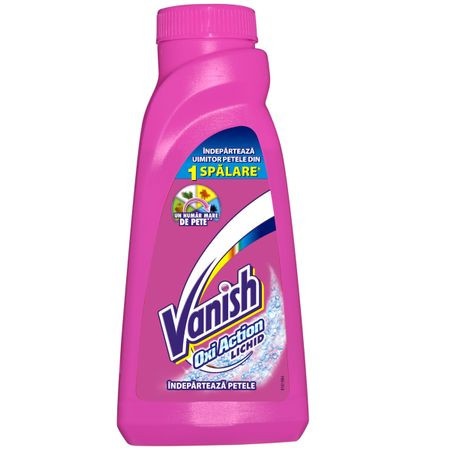 Solutie pentru indepartarea petelor Vanish roz 1 l