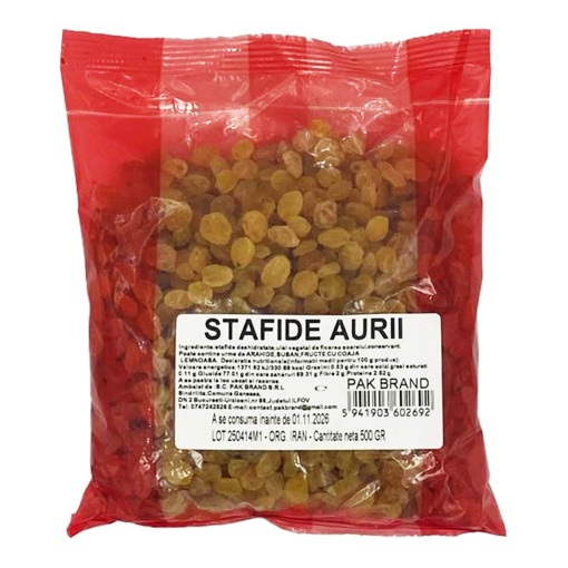 Stafide aurii Pak Brand 500 g