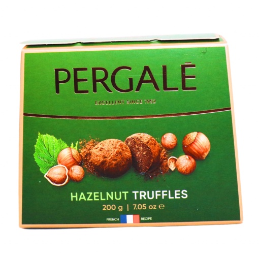 Bomboane truffle de ciocolata cu alune Pergale 200 g