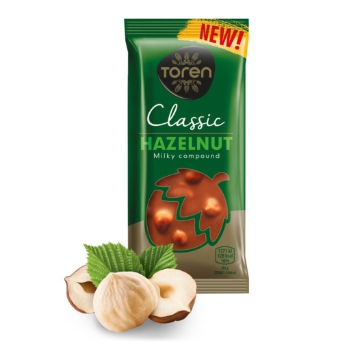 Ciocolata cu alune Toren Classic Halzenut 50 g, 24 buc