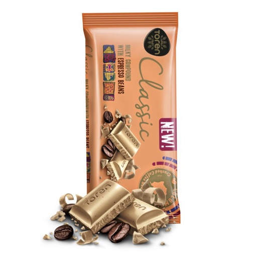 Ciocolata espresso Toren Clasic 50 g, 24 buc