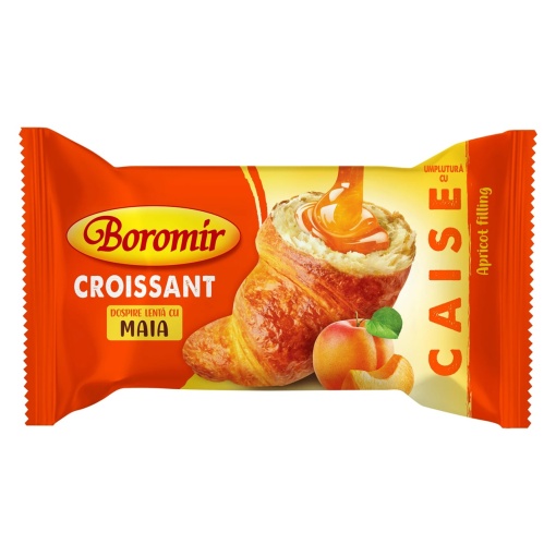 Croissant cu crema de caise Boromir 60 g, 30 buc