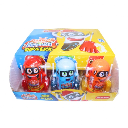 Acadele colorate Robot Fenomen 40 g, 12 buc