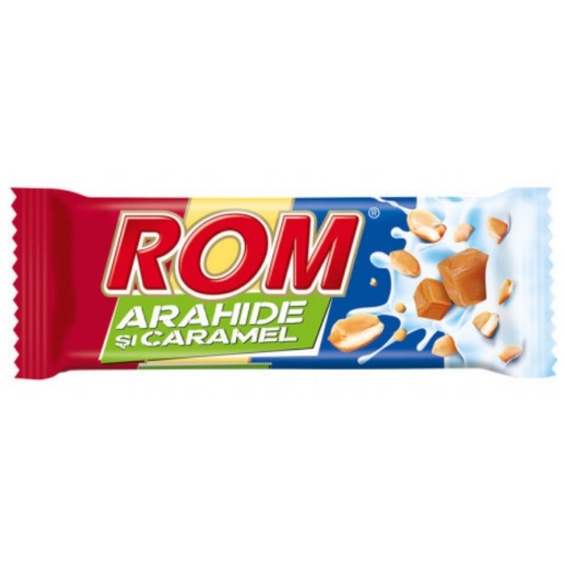 Baton Rom cu arahide si caramel 29 g, 36 buc