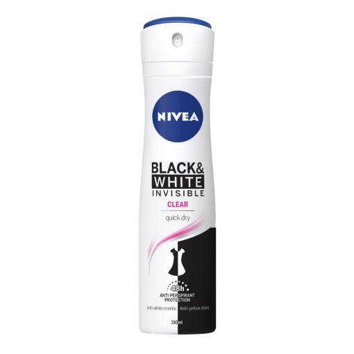 Deodorant Nivea Black &White invisible clear 150 ml