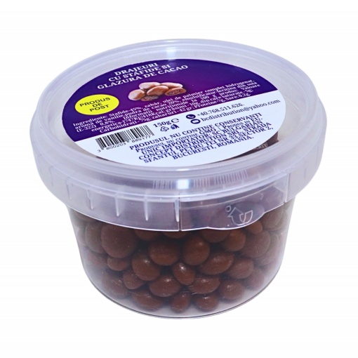 Drajeuri stafide si glazura de cacao de post 150 g