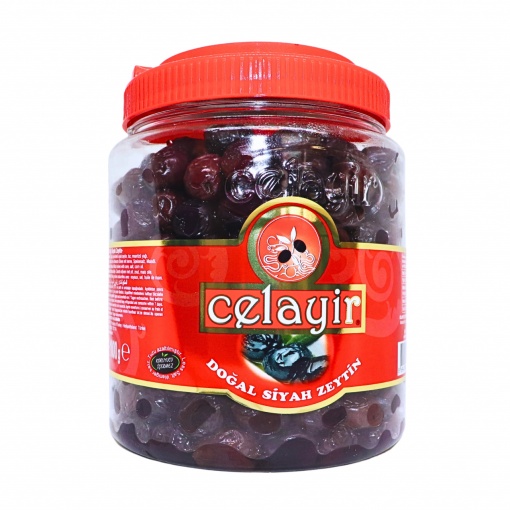 Masline negre in ulei Celayir 2XS 351-380, 1 kg
