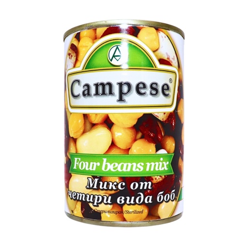 Mix cu 4 tipuri de fasole Campese 400 g