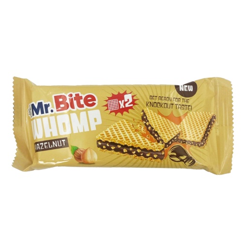 Napolitane cu crema de alune Mr Bite Whomp, 44 g, 24 buc