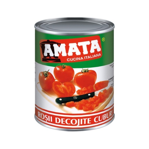 Rosii taiate cuburi Amata 400 g