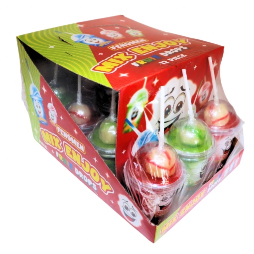 Acadele color la pahar Fenomen Mix Enjoy 47 g, 12 buc
