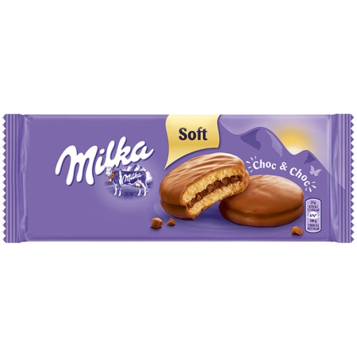 Biscuiti Milka Choc Choc 150 g, 12 buc
