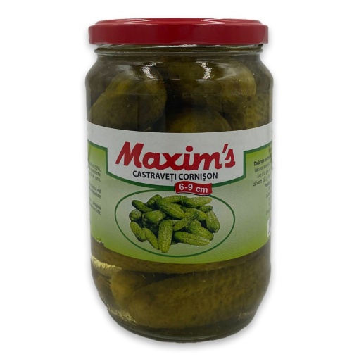 Castraveti cornison Maxims 6-9 cm, 720 ml