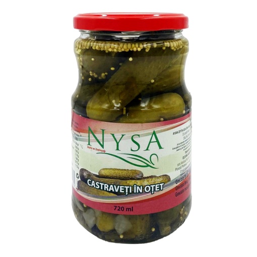 Castraveti in otet Nysa, 720 ml