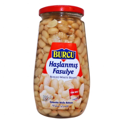 Fasole alba la borcan Burcu 600 g