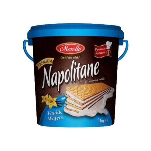 Napolitane Morello cu vanilie 1 kg