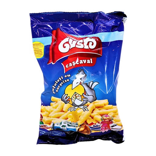 Pufuleti cu cascaval cu surprize Gusto 30 g, 40 buc