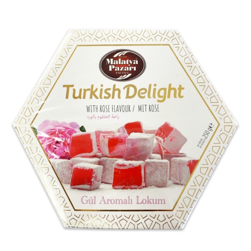 Rahat turcesc cu aroma de trandafir, 250 g