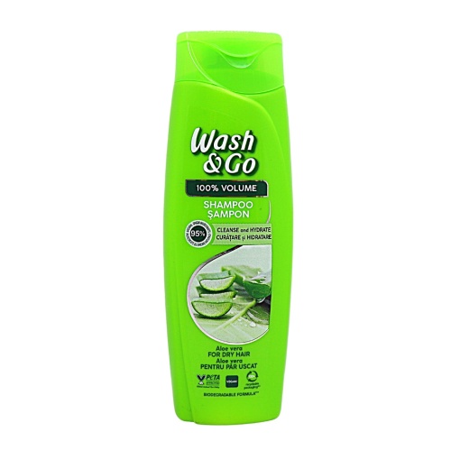 Sampon curatare si hidratare Wash & Go Aloe Vera 180 ml