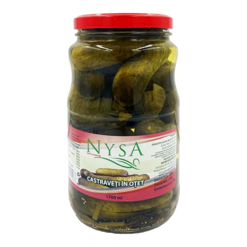 Castraveti in otet Nysa, 1700 ml