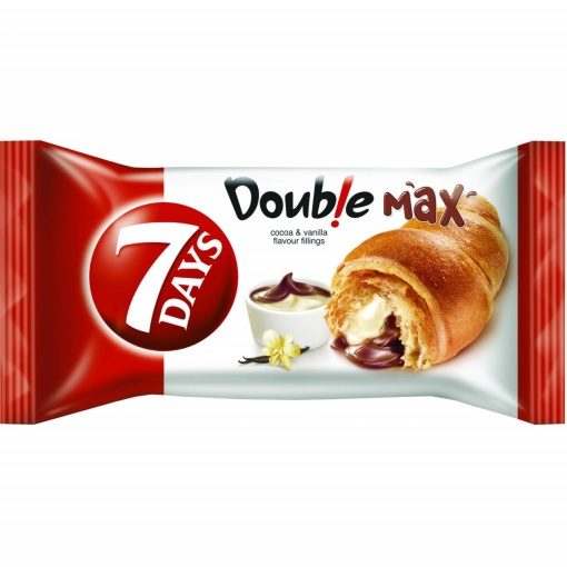 Croissant cu ciocolata dubla si vanilie 7 Days, 20 buc