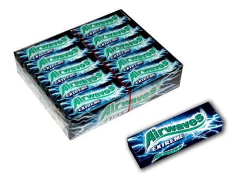 Guma de mestecat Airwaves Extreme, 14 g x 30 buc