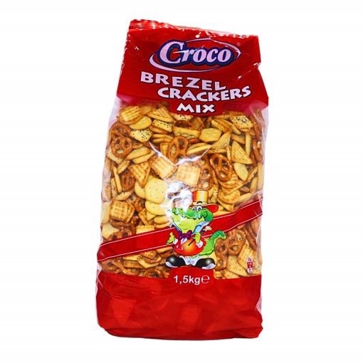 Mix Brezel Crackers Croco 1,5 kg