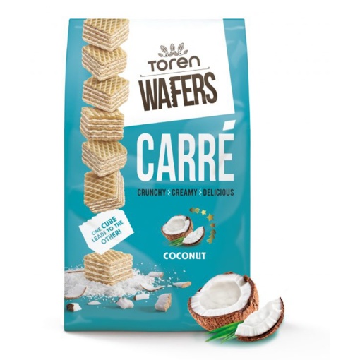 Napolitane cu crema de cocos Toren 125 g