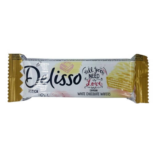 Napolitane glazurate cu crema de lapte Toren Delisso 20 g, 24 buc