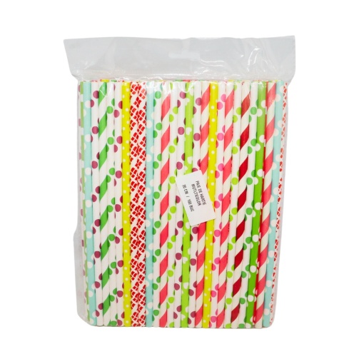 Paie din carton colorate 20 cm, 100 buc