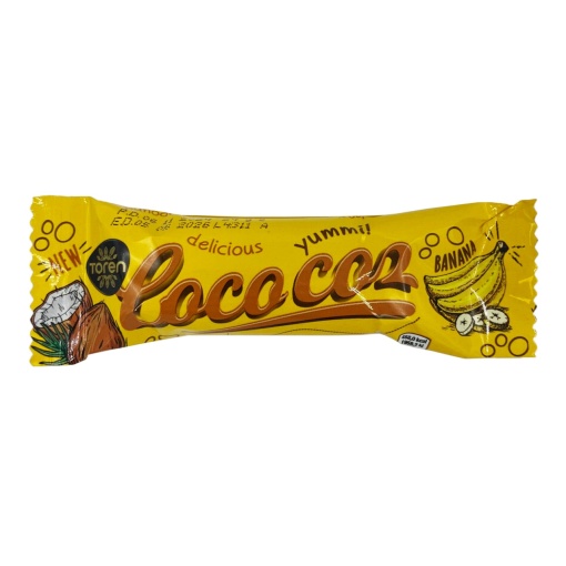 Baton de ciocolata cu cocos si banane Coco Coz 24 g, 24 buc