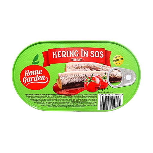 Conserva hering in sos tomat Home Garden 170 g