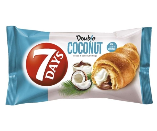 Croissant Double Cocos 7 Days 80 g, 20 buc