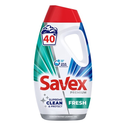 Detergent lichid Savex Premium Fresh, 1.8 l