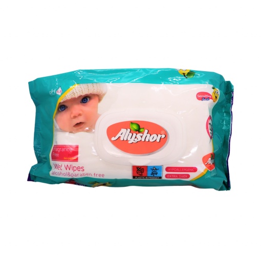Servetele umede cu capac Alyshor 120 buc