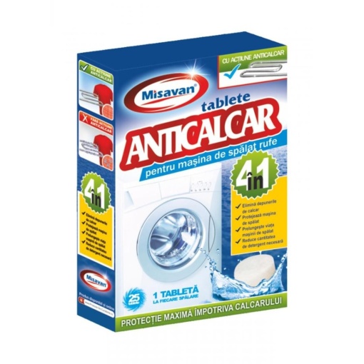 Tablete anticalcar 4in1, Misavan, 25 buc