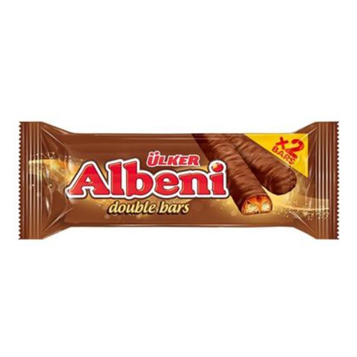 Biscuiti cu caramel invelit cu ciocolata cu lapte Albeni 50 g, 24 buc
